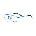 Full Rim Black Vision Männliches Metallmaterial optischer Rahmen Brillen